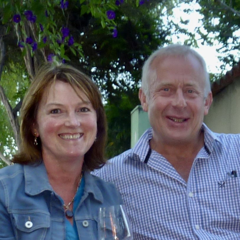 Thelma and Bob- The owners of Covill Cottages